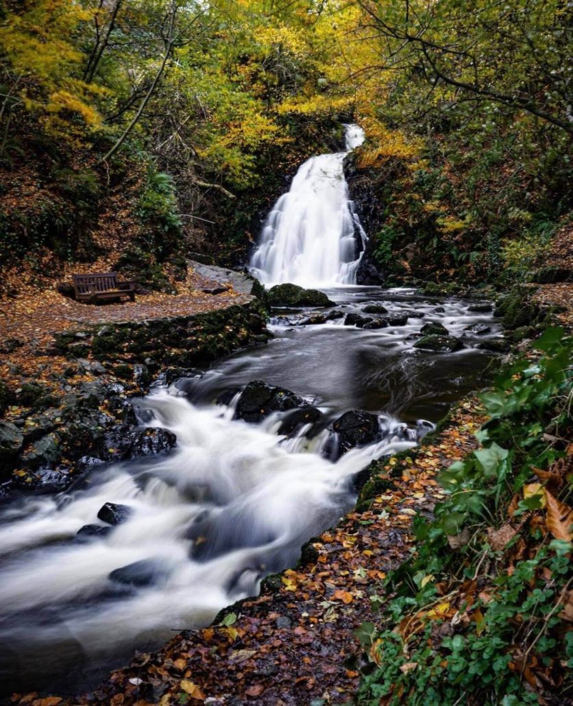 Northern Ireland Gelns Of Antrim Gelnoe waterfall