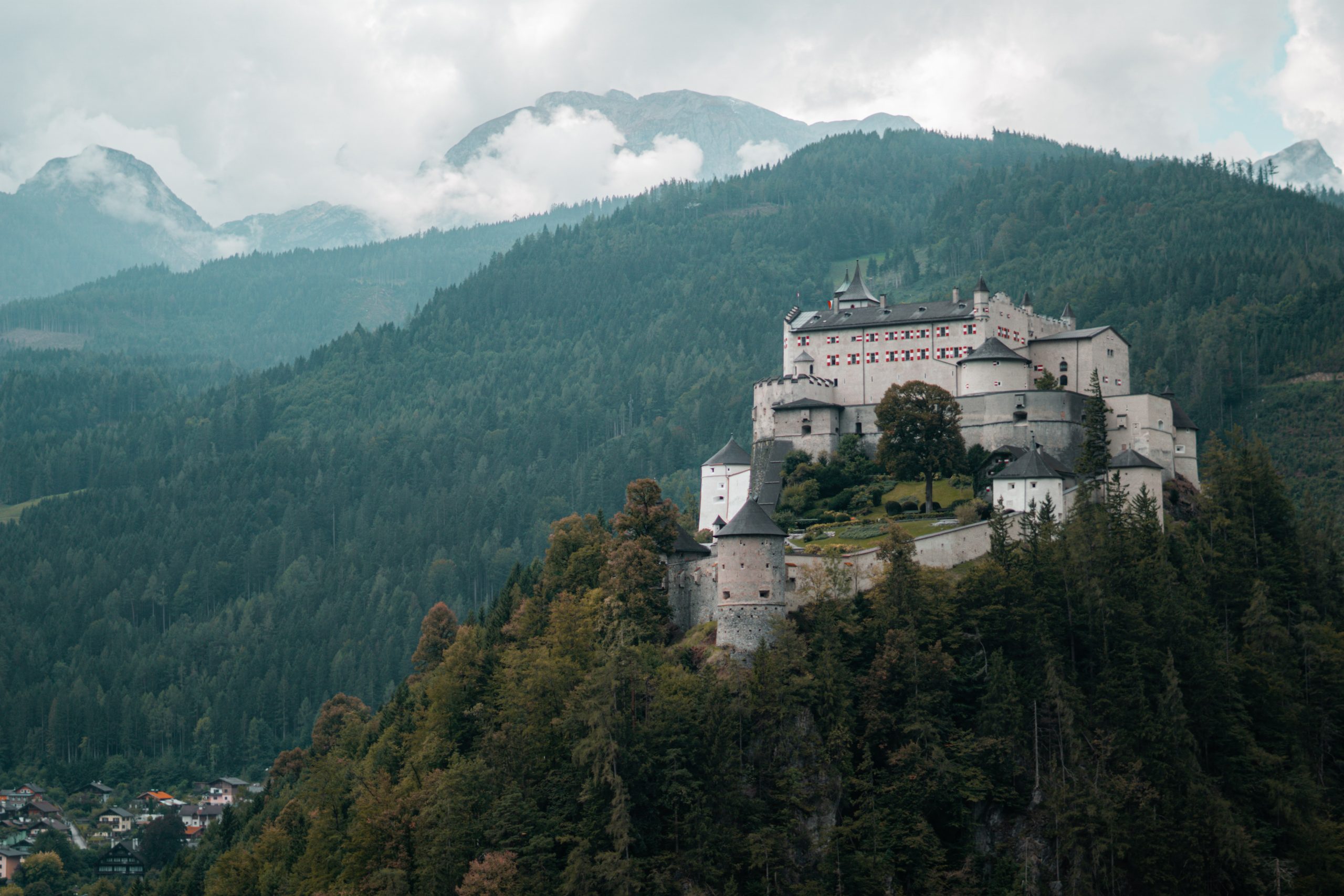 Austria Hohenwerfen castle