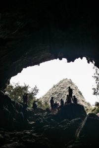Spelunking Peru caves