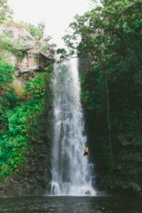 cliff jumping waterfall Cebu Philippines