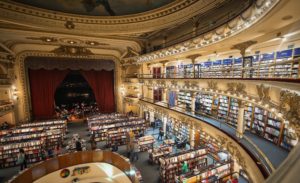 Theater converted into a bookstore