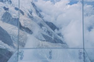 The void Mont Blanc Chamonix