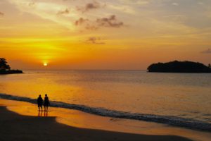 St Lucia sunset stroll