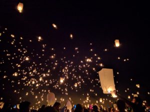 Release Lanterns into the sky