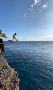 Cliff Jump at South Point