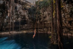 Cenote Swing And Swim Yucatan