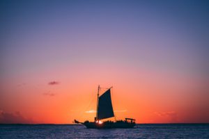 sunset sail Big Island