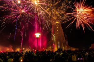Iceland Fireworks New Year