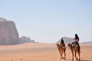 Wadi Rum Camel ride Jordan