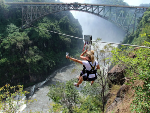 Zipline Across the Gorge Victoria Falls